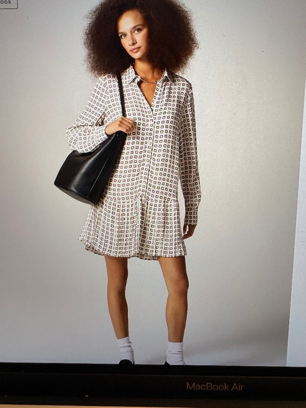NWT J Crew New Amelia shirt-dress in foulard print